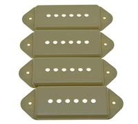 Dopro 4-Pack Parchment Plastic P90 Dog Ear Guitar Pickup Covers Dogear Pickup Cover with Pole Spacing