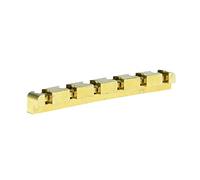 Dopro 42mm Curved Bottom Brass Guitar Nut Height Adjustable Brass Nut Fits Strat/Tele Guitars