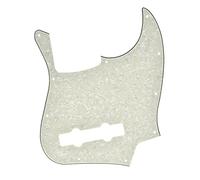 Dopro 5 String Jazz Bass Pick Guard J Bass Scratch Plate for USA/Mexican FD 5 String Jazz Bass Aged Pearl