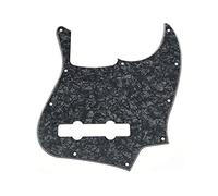 Dopro 5 String Jazz Bass Pick Guard J Bass Scratch Plate for USA/Mexican FD 5 String Jazz Bass Black Pearl