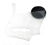 Dopro 5 String Jazz Bass Pick Guard J Bass Scratch Plate for USA/Mexican FD 5 String Jazz Bass Clear/Transparent