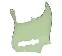 Dopro 5 String Jazz Bass Pick Guard J Bass Scratch Plate for USA/Mexican FD 5 String Jazz Bass Mint Green 3 Ply