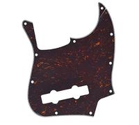 Dopro 5 String Jazz Bass Pick Guard J Bass Scratch Plate for USA/Mexican FD 5 String Jazz Bass Red Tortoise