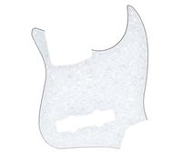 Dopro 5 String Jazz Bass Pick Guard J Bass Scratch Plate for USA/Mexican FD 5 String Jazz Bass White Pearl