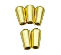 Dopro 5pcs USA Threaded SAE 8-32 Metal Guitar 3 Way Toggle Switch Tip Switch Knob Switch Cap for USA Les Paul/Switchcraft Switch Gold