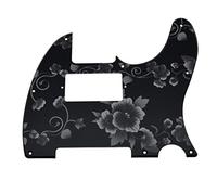 Dopro 8 Hole Tele Guitar 3D Printed plastic Humbucker Pick Guard for modern standard USA/Mexican FD Telecaster Flower Pattern