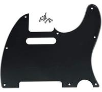 Dopro 8 Hole Tele Guitar Pickguard Scratch Plate for USA/Mexican FD Telecaster Black 3 Ply
