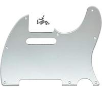 Dopro 8 Hole Tele Guitar Pickguard Scratch Plate for USA/Mexican FD Telecaster Silver Mirror