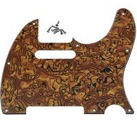 Dopro 8 Hole Tele Guitar Pickguard Scratch Plate for USA/Mexican FD Telecaster Tiger Stripe