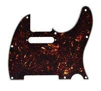 Dopro 8 Hole Tele Style Guitar Pickguard TL Pick Guard with Pickup Mounting Screw Holes for Tele/Telecaster DarkTortoise