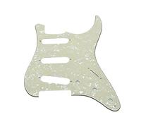Dopro 8 Hole Vintage Strat SSS Guitar Pickguard ST Scratch Plate for USA/Mexican FD Strat Aged Pearl