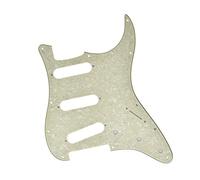 Dopro Aged Pearl 11 Hole Strat Style Guitar Pickguard Bridge Reversed for FD Jimi Hendrix Stratocaster