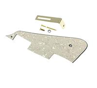 Dopro Aged Pearl LP Guitar Pickguard with Gold Bracket for Epiphone Les Paul