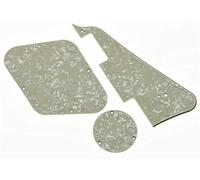 Dopro Aged Pearl LP Pickguard & Rear Plate Switch Plate Cavity Covers for Epiphone Les Paul