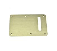 Dopro Aluminum Anodized Modern ST Strat Back Plate Tremolo Trem Cavity Cover for American/Mexican FD Stratocaster Gold