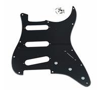 Dopro Black 3 Ply 11 Hole Strat Style Guitar Pickguard Bridge Reversed for FD Jimi Hendrix Stratocaster