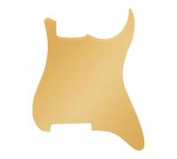 Dopro Brass Blank Guitar Pickguard Shield Plate Blank Ground Shielding Plate for ST/Strat Guitars