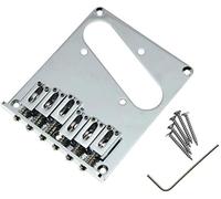 Dopro Chrome Tele Single Bridge Guitar Bridge for Telecaster Guitar