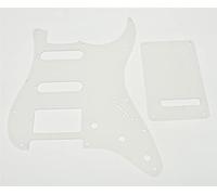 Dopro Clear Strat HSS Guitar Pickguard ST Back Plate Tremolo Cover for USA/Mexican FD Transparent