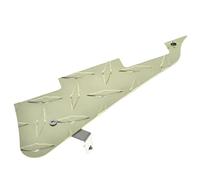 Dopro Diamond Plate LP Electric Guitar Pickguard Metal Aluminum Scratch Plate with Nickel Steel Bracket and Mounting Screws for USA Les Paul Gold