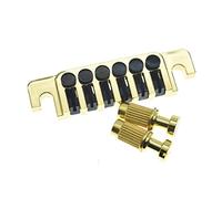 Dopro Electric Guitar LP Bridge Stopbar Vintage 70's TP-6 Style Bridge Tailpiece with Posts for LP Les Paul/SG/ES/DOT Gold