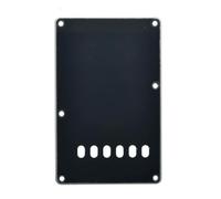 Dopro Electric Guitar Plastic Backplate Tremolo Cover for Yamaha Pacifica PAC012/112J/112V/212V/612V Series Guitars Black 3 Ply