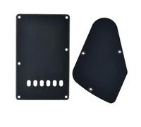 Dopro Electric Guitar Tremolo Cover Backplate Electronic Control Cavity Cover Fits Yamaha Pacifica PAC112V/PAC212V/PAC612V Series Guitars Matte Black