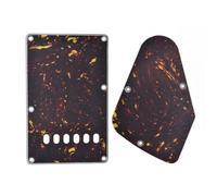 Dopro Electric Guitar Tremolo Cover Backplate Electronic Control Cavity Cover Fits Yamaha Pacifica PAC112V/PAC212V/PAC612V Series Guitars Dark Tortoise