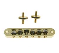 Dopro Gold Guitar Roller Saddle Bridge Tune-O-Matic Bridge For Gibson Les Paul,SG,ES Dot,Gretsch Bigsby T-O-M with M4 Posts