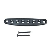 Dopro Guitar Bridge String Ferrule Bushing Ferrule Plate Accessories for Bass Guitar Black