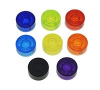 Dopro Guitar Effect Pedal Footswitch Toppers Effect Foot Nail Caps Pedal Protection Cap with Multi Colors 8-Pack
