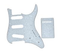 Dopro Guitar SSS Pickguard and Tremolo Trem Cover Back Plate fits Yamaha PACIFICA Guitar White Pearl