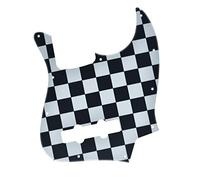 Dopro Jazz Bass 3D Printed plastic pickguard for USA/Mexican 4 String FD Jazz Bass Black/White Grid