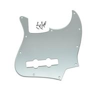 Dopro Jazz Bass J Bass Pickguard fits USA/Mexican 4 String Fender Jazz Bass Silver Mirror 1 Ply