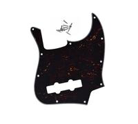Dopro Jazz Bass J Bass Pickguard for USA/Mexican 4 String FD Jazz Bass Dark Tortoise