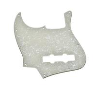 Dopro Lefty 4 String Jazz J Bass Pickguard Left Handed Scrach Plate Aged Pearl