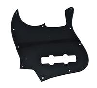 Dopro Lefty 4 String Jazz J Bass Pickguard Left Handed Scrach Plate Black 1 Ply