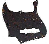 Dopro Lefty 4 String Jazz J Bass Pickguard Left Handed Scrach Plate Dark Tortoise