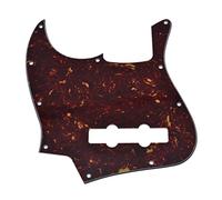 Dopro Lefty 4 String Jazz J Bass Pickguard Left Handed Scrach Plate Vintage Tortoise