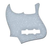Dopro Lefty 4 String Jazz J Bass Pickguard Left Handed Scrach Plate White Pearl