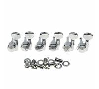 Dopro Lefty Chrome Locking Guitar Tuners Left Handed Tuning Keys Machine Heads Korea Made