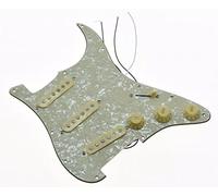 Dopro Loaded Strat Pickguard Pre-wired ST SSS Pickguard with Alnico Pickups Aged Pearl
