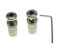 Dopro Locking Tailpiece Mounting Studs Guitar Stop Bar Posts Wraparound Bridge Locking Posts Nickel