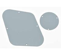 Dopro LP Rear Control Plate Switch Plate Cavity Cover For USA Les Paul Solid White 1 Ply