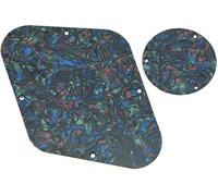 Dopro LP Rear Control Plate with Switch Cavity Cover for USA Les Paul Abalone Pearl