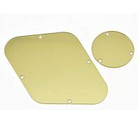 Dopro LP Rear Control Switch Plate Back Plate Cavity Cover For Epi Les Paul Gold Mirror