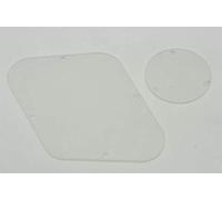 Dopro LP Rear Control Switch Plate Transparent Back Plate Cover For Epi Les Paul Clear