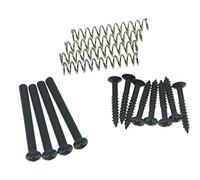 Dopro Metric Thread Humbucker Pickup Ring Humbucker Pickup Height Screws Pickup Surround Frame Mounting Screws Springs Fits Epiphone SG Import Pickups Black