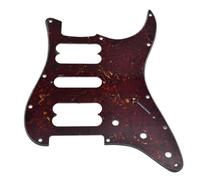 Dopro Modern Style Standard HSH Pickguard Humbucking/Single/Humbucking for American Strat Humbucker No screw holes Vintage Tortoise
