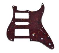 Dopro Modern Style Standard HSH Pickguard Humbucking/Single/Humbucking for American Strat Humbucker with Square Corner Vintage Tortoise